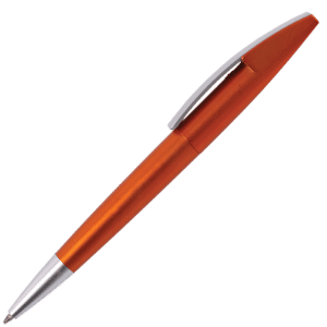 Silver Square Clip Ballpoint Pen - Image 3