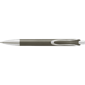 Coloured Barrel Ballpoint Pen with Silver Tip and Clip - Image 2