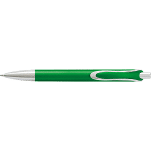 Coloured Barrel Ballpoint Pen with Silver Tip and Clip - Image 3