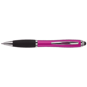 Ballpoint with Rubber Grip and Stylus - Image 8