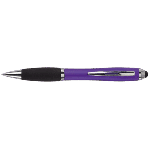 Ballpoint with Rubber Grip and Stylus - Image 3