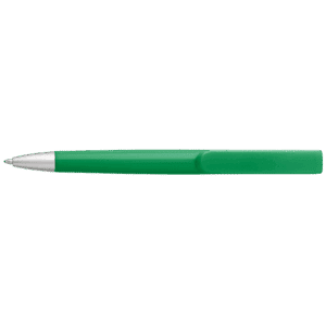 Rounded Clip Ballpoint Pen With Coloured Barrel - Image 2