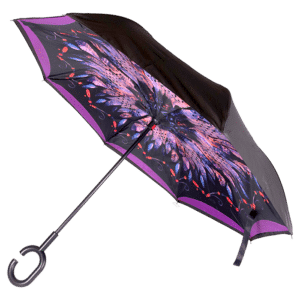 Printed Reversible Umbrella - Image 7