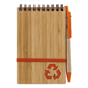 Bamboo Notebook With Pen - Image 3