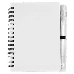 Mini Spiral Notebook with Pen - Image 3