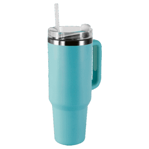 1.2L Double Walled Travel Mug with Straw - Image 3