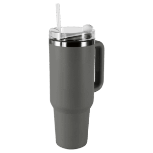 1.2L Double Walled Travel Mug with Straw - Image 4