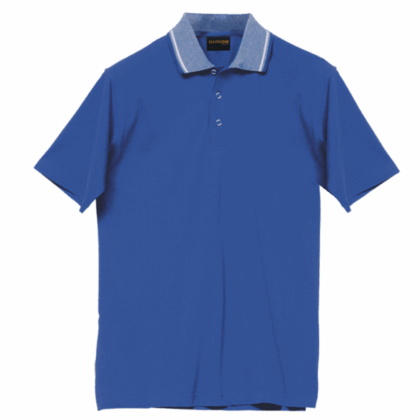 Jacquard Collar Golfer Mens