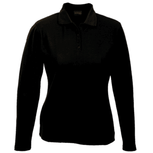 175g Pique Knit Long Sleeve Golfer Ladies - Image 4