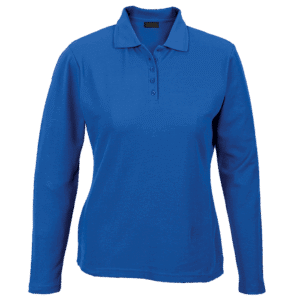 175g Pique Knit Long Sleeve Golfer Ladies - Image 2