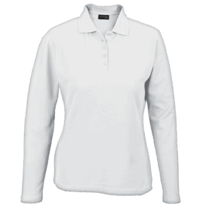 175g Pique Knit Long Sleeve Golfer Ladies - Image 3