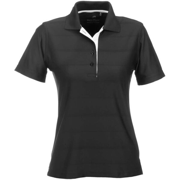 Ladies Admiral Golf Shirt – Black — Ladies Admiral Golf Shirt – Black