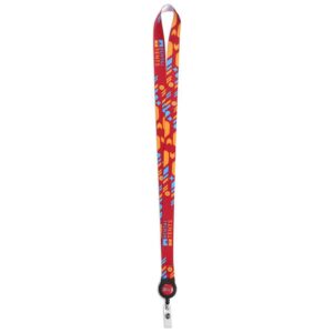 Altitude Badge Reel Single-Sided Sublimated Satin Lanyard - Image 10