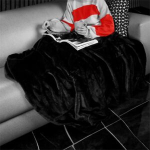 Alex Varga Palazzo Faux Fur Fleece Blanket - Image 3
