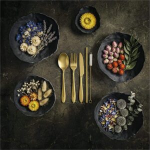 Serendipio Golden Cutlery Set - Image 5