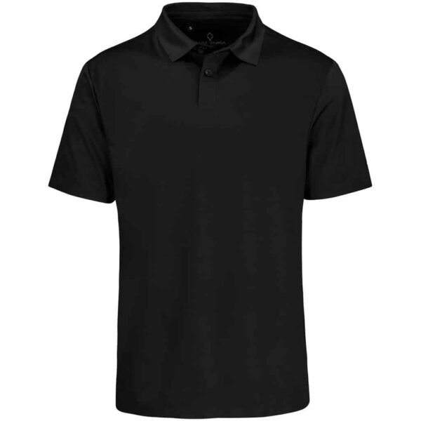 Mens Alex Varga Questana Seamless Golf Shirt – Black — Mens Alex Varga Questana Seamless Golf Shirt – Black