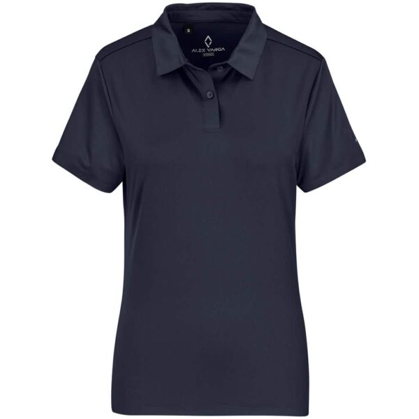 Ladies Alex Varga Questana Seamless Golf Shirt – Navy — Ladies Alex Varga Questana Seamless Golf Shirt – Navy
