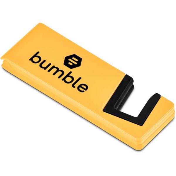 Altitude Kwami Recycled Plastic Phone Stand – Yellow — Altitude Kwami Recycled Plastic Phone Stand – Yellow
