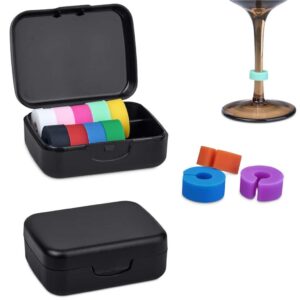 Altitude Clink Wine Glass Marker Rings Set - Image 2