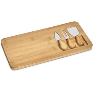 Okiyo Chizu Bamboo Cheese Board Set - Image 5