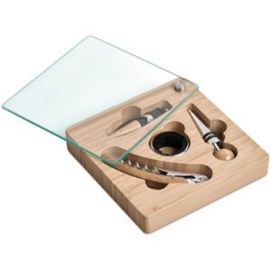 Okiyo Budonoki Bamboo Wine Accessories set - Image 10