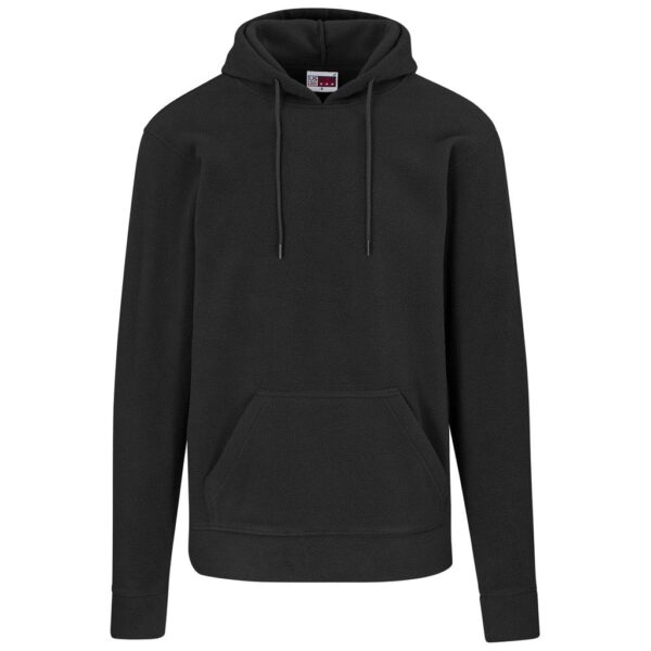 Mens Dawson Polar Fleece Hooded Sweater – Black — Mens Dawson Polar Fleece Hooded Sweater – Black