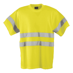 150g Poly Cotton Safety T-Shirt with tape - Image 3