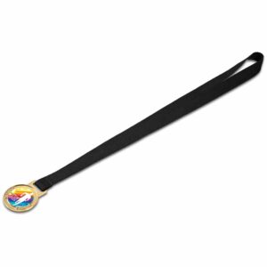 Altitude Achiever Medal With Black Petersham Lanyard - Image 4
