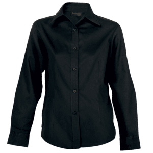 Brushed Cotton Twill Blouse Long Sleeve Ladies - Image 5