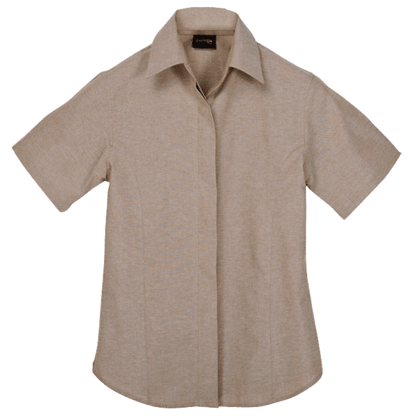 Oxford Blouse Short Sleeve Ladies
