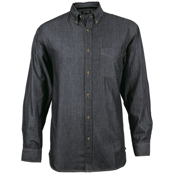 Denver Denim Shirt Long Sleeve Mens