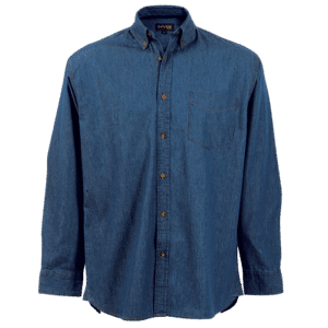Denver Denim Shirt Long Sleeve Mens - Image 2