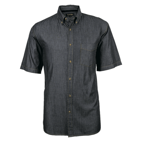 Denver Denim Shirt Short Sleeve Mens