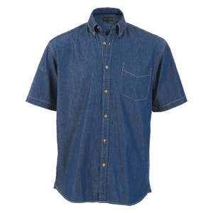 Denver Denim Shirt Short Sleeve Mens - Image 2