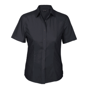 Basic Poly Cotton Blouse Short Sleeve Ladies - Image 6
