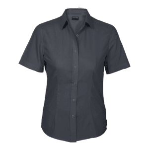 Basic Poly Cotton Blouse Short Sleeve Ladies - Image 4