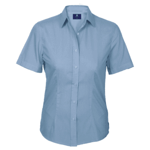 Basic Poly Cotton Blouse Short Sleeve Ladies - Image 7