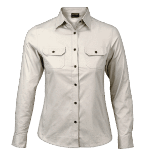 Bush Shirt Long Sleeve Ladies - Image 2