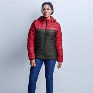 Ladies Kyoto Two-Tone Jacket - Black Red - Image 2
