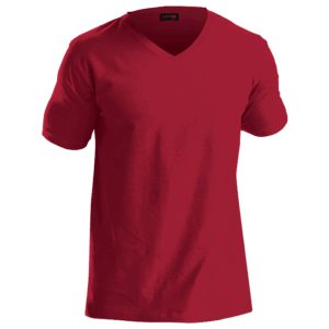 170g Slim Fit V-Neck T-Shirt Mens - Image 5