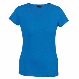Melange Crew Neck T-Shirt Ladies - Image 2