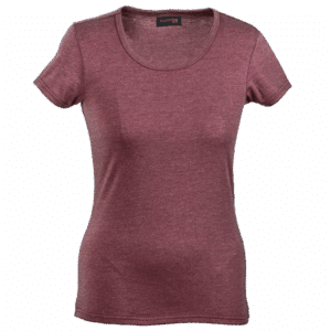 Melange Crew Neck T-Shirt Ladies - Image 4