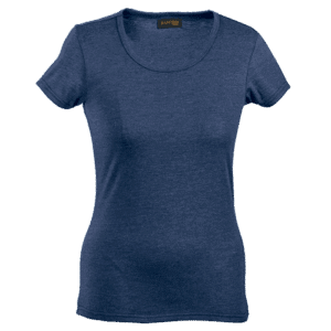 Melange Crew Neck T-Shirt Ladies - Image 3