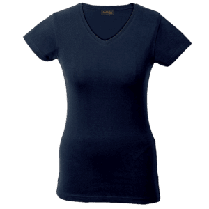 170g Slim Fit V-Neck T-Shirt Ladies - Image 5