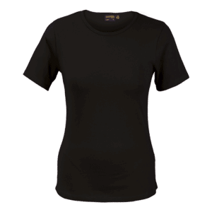 Organic Cotton Crew Neck T-Shirt Ladies - Image 4