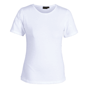Organic Cotton Crew Neck T-Shirt Ladies - Image 2