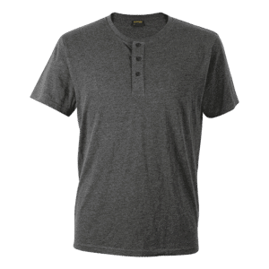 Henley Short Sleeve T-Shirt Mens - Image 3