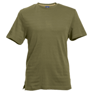 170g Pique Knit Jacquard Stripe T-Shirt - Image 4