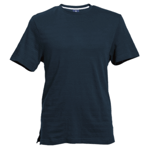 170g Pique Knit Jacquard Stripe T-Shirt - Image 2