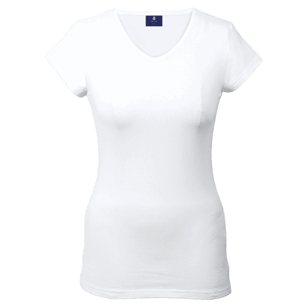 170g Essential V-Neck Slim Fit Ladies